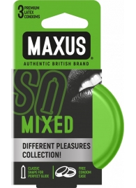 Презервативы в железном кейсе MAXUS Mixed - 3 шт. - Maxus - купить с доставкой в Петрозаводске