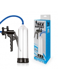 Прозрачная вакуумная помпа Sex Expert с насосом - Sex Expert - в Петрозаводске купить с доставкой