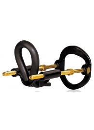 Черный экстендер-растяжитель пениса - Sex Expert - в Петрозаводске купить с доставкой