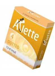 Презервативы Arlette Dotted с точечной текстурой - 3 шт. - Arlette - купить с доставкой в Петрозаводске