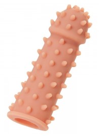 Телесная реалистичная насадка KOKOS Extreme Sleeve 03 с дополнительной стимуляцией - 12,7 см. - KOKOS - в Петрозаводске купить с доставкой