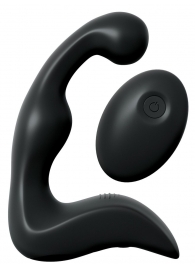 Черный вибромассажер простаты с пультом ДУ Control P-Spot Pro - Pipedream - в Петрозаводске купить с доставкой