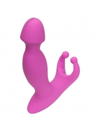 Розовый стимулятор простаты с усиками - 15 см. - 4sexdreaM - в Петрозаводске купить с доставкой