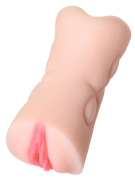 Телесный двусторонний мастурбатор Rich Fruit - вагина и анус - ToyFa - в Петрозаводске купить с доставкой