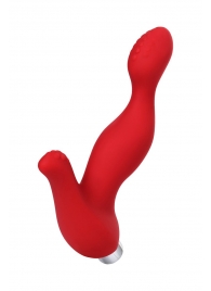 Красный силиконовый вибростимулятор простаты Proman - 12,5 см. - ToyFa - в Петрозаводске купить с доставкой