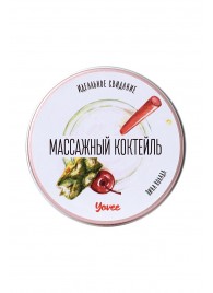 Массажная свеча «Массажный коктейль» с ароматом пина колады - 30 мл. - ToyFa - купить с доставкой в Петрозаводске