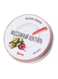 Массажная свеча «Массажный коктейль» с ароматом пина колады - 30 мл. - ToyFa - купить с доставкой в Петрозаводске