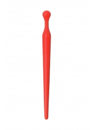 Красный силиконовый уретральный плаг - 10 см. - ToyFa - купить с доставкой в Петрозаводске