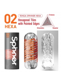 Мастурбатор SPINNER Hexa - Tenga - в Петрозаводске купить с доставкой