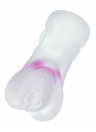 Прозрачный реалистичный мастурбатор Juicy Pussy Crystal Rose - ToyFa - в Петрозаводске купить с доставкой