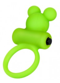 Зеленое виброкольцо на пенис A-Toys - A-toys - в Петрозаводске купить с доставкой