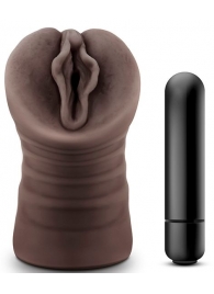 Коричневый мастурбатор-вагина Alexis - Blush Novelties - в Петрозаводске купить с доставкой