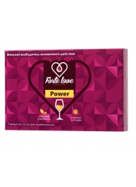 Женский возбудитель мгновенного действия Forte Love Power - 7 ампул (2,5 мл.) - Капиталпродукт - купить с доставкой в Петрозаводске