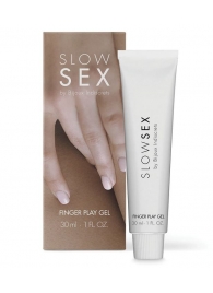 Гель для мастурбации с ароматом кокоса Slow Sex Finger Play Gel - 30 мл. - Bijoux Indiscrets - купить с доставкой в Петрозаводске