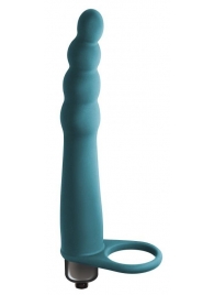 Зеленая вибронасадка для двойного проникновения Bramble - 16,5 см. - Lola Games - купить с доставкой в Петрозаводске