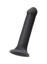 Черный фаллос на присоске Silicone Bendable Dildo XL - 20 см. - Strap-on-me - купить с доставкой в Петрозаводске