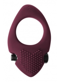 Бордовое эрекционное виброкольцо Pure Passion Sunset - Lola Games - в Петрозаводске купить с доставкой