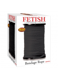 Черная веревка для связывания Bondage Rope - 60,9 м. - Pipedream - купить с доставкой в Петрозаводске