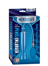 Синяя вакуумная помпа MENZSTUFF PENIS ENLARGER - Dream Toys - в Петрозаводске купить с доставкой