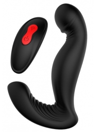 Черный вибромассажер простаты SWIRLING P-PLEASER - Dream Toys - в Петрозаводске купить с доставкой