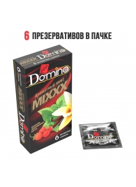 Ароматизированные презервативы DOMINO  Ароматный микс  - 6 шт. - Domino - купить с доставкой в Петрозаводске