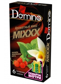 Ароматизированные презервативы DOMINO  Ароматный микс  - 6 шт. - Domino - купить с доставкой в Петрозаводске