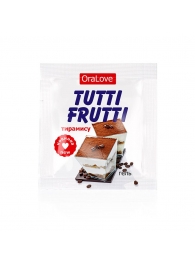 Пробник гель-смазки Tutti-frutti со вкусом тирамису - 4 гр. - Биоритм - купить с доставкой в Петрозаводске