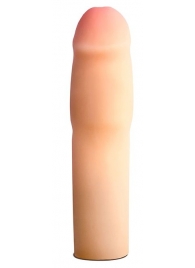 Телесная насадка-удлинитель на пенис PERFORMANCE 1.5INCH COCK XTENDER - 16 см. - Blush Novelties - в Петрозаводске купить с доставкой
