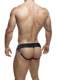 Черный мужской страпон DR. SKIN 6INCH HOLLOW STRAP ON - 16 см. - Blush Novelties - купить с доставкой в Петрозаводске