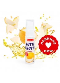 Гель-смазка Tutti-frutti со вкусом сочной дыни - 30 гр. - Биоритм - купить с доставкой в Петрозаводске
