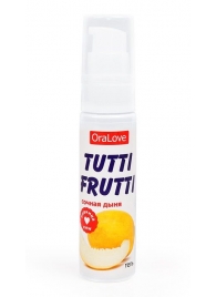 Гель-смазка Tutti-frutti со вкусом сочной дыни - 30 гр. - Биоритм - купить с доставкой в Петрозаводске
