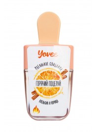 Бальзам для губ «Горячий поцелуй» с ароматом апельсина и корицы - 5,5 мл. - 