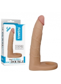 Телесная насадка-фаллоимитатор для двойного проникновения - 17 см. - Lovetoy - купить с доставкой в Петрозаводске