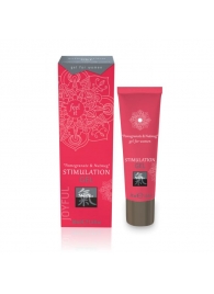 Возбуждающий интимный гель для двоих STIMULATION GEL Pomegranate   Nutmeg - 30 мл. - Shiatsu - купить с доставкой в Петрозаводске