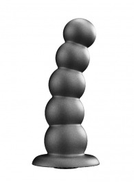 Черная насадка-плаг на харнесс PLATINUM 9 - 24 см. - LOVETOY (А-Полимер) - купить с доставкой в Петрозаводске