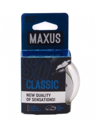 Классические презервативы в пластиковом кейсе MAXUS Classic - 3 шт. - Maxus - купить с доставкой в Петрозаводске