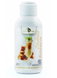 Интимный гель-смазка JUICY FRUIT с ароматом солёной карамели - 100 мл. - БиоМед - купить с доставкой в Петрозаводске
