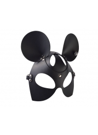 Черная кожаная маска  Мышка - Sitabella - купить с доставкой в Петрозаводске