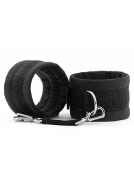 Черные наручники My rules на сцепке - БДСМ Арсенал - купить с доставкой в Петрозаводске