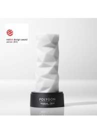 Белый 3D мастурбатор POLYGON - Tenga - в Петрозаводске купить с доставкой