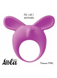 Фиолетовое эрекционное кольцо Fennec Phil - Lola Games - в Петрозаводске купить с доставкой