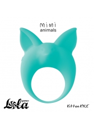 Зеленое эрекционное кольцо Kitten Kyle - Lola Games - в Петрозаводске купить с доставкой