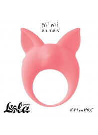 Оранжевое эрекционное кольцо Kitten Kyle - Lola Games - в Петрозаводске купить с доставкой