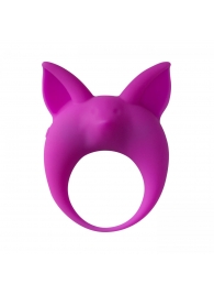Фиолетовое эрекционное кольцо Kitten Kyle - Lola Games - в Петрозаводске купить с доставкой