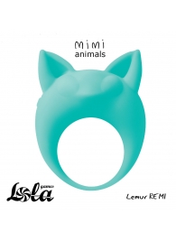 Зеленое эрекционное кольцо Lemur Remi - Lola Games - в Петрозаводске купить с доставкой
