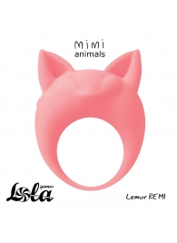 Оранжевое эрекционное кольцо Lemur Remi - Lola Games - в Петрозаводске купить с доставкой