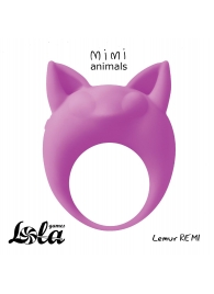 Фиолетовое эрекционное кольцо Lemur Remi - Lola Games - в Петрозаводске купить с доставкой
