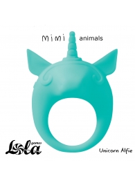 Зеленое эрекционное кольцо Unicorn Alfie - Lola Games - в Петрозаводске купить с доставкой