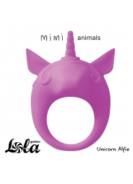 Фиолетовое эрекционное кольцо Unicorn Alfie - Lola Games - в Петрозаводске купить с доставкой