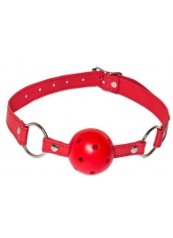 Красный кляп-шарик Firecracker - Lola Games - купить с доставкой в Петрозаводске